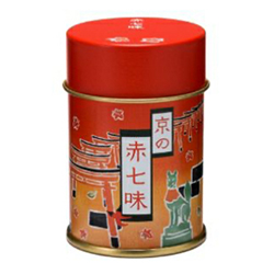 京の赤七味　缶