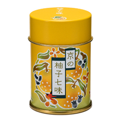 京の柚子七味　缶