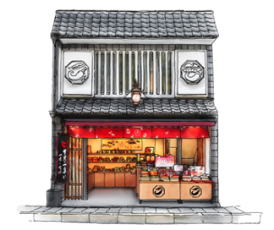 舞妓はんひぃ~ひぃ~取扱いおちゃのこさいさい嵐山店 外観