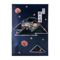 京の黒七味_袋_世界遺産清水寺と桜
