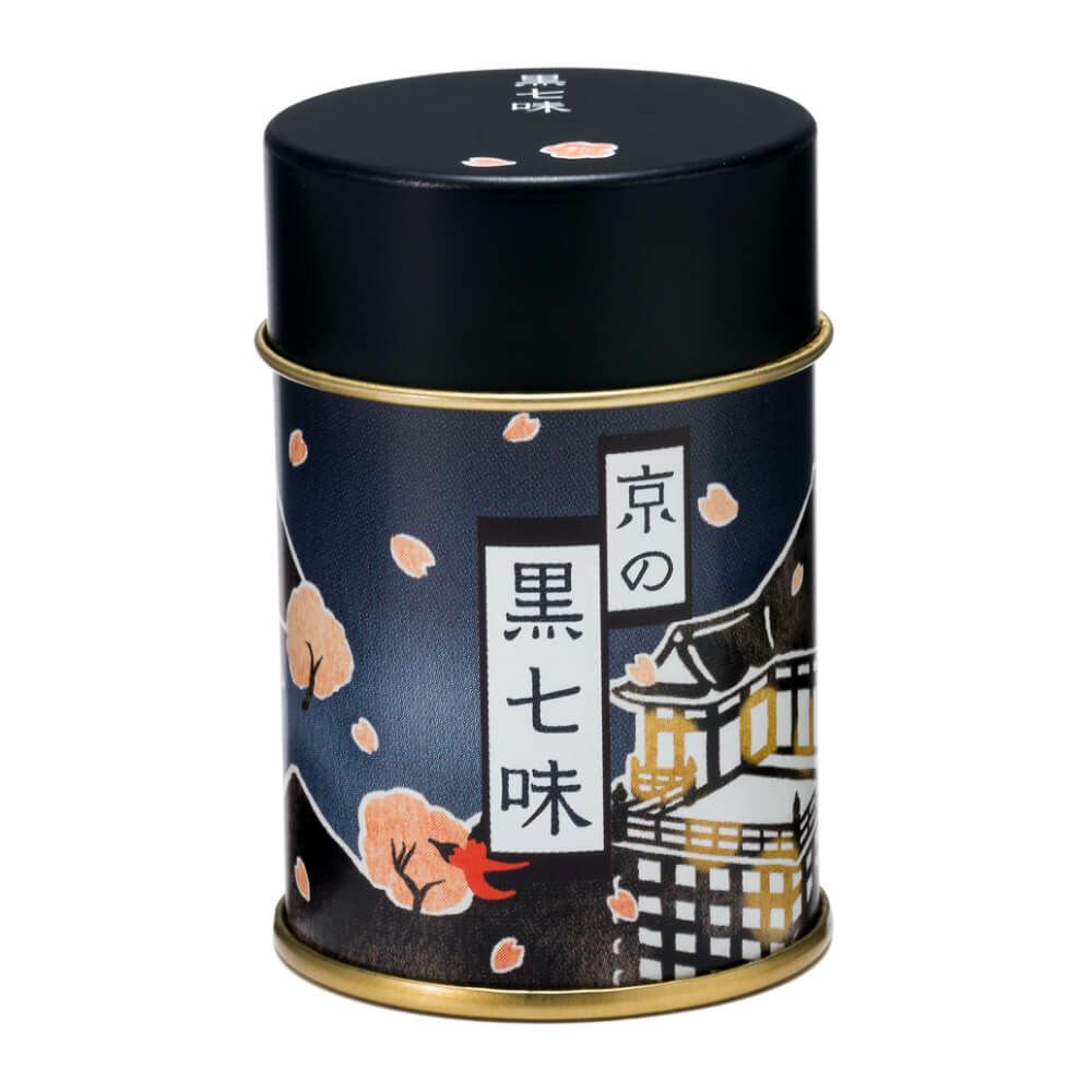 京の黒七味　缶