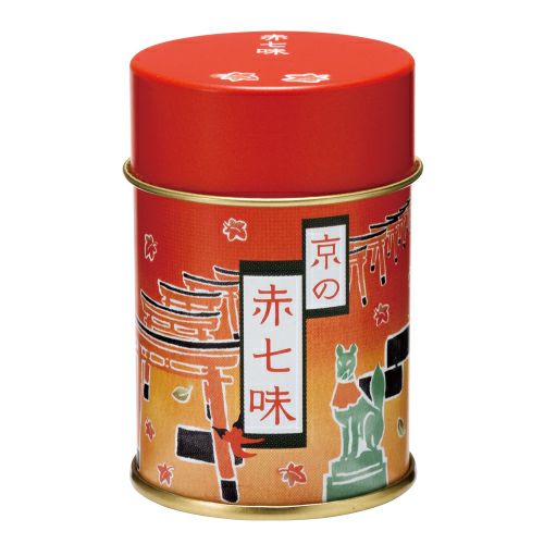 公式販売】国産本鷹唐辛子の辛さと風味を味わう七味缶_おちゃのこさいさい公式通販