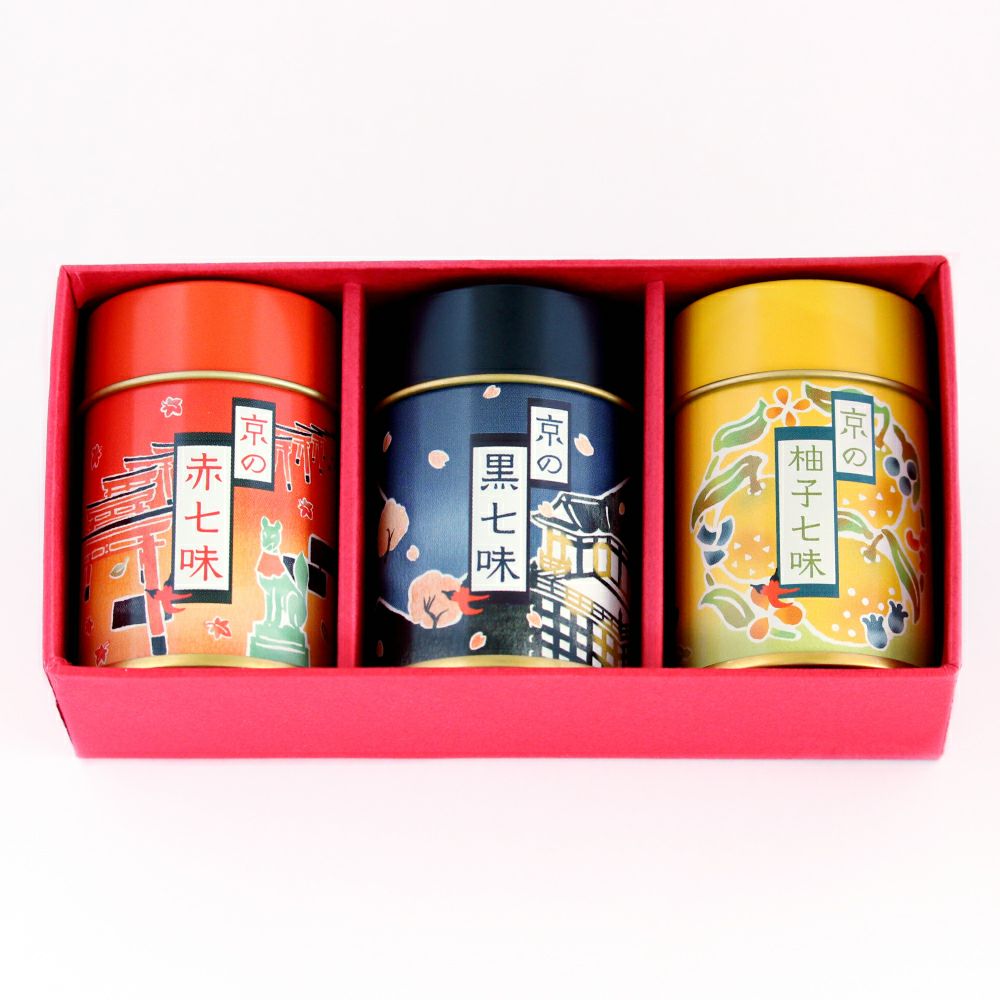 京の七味３缶セット